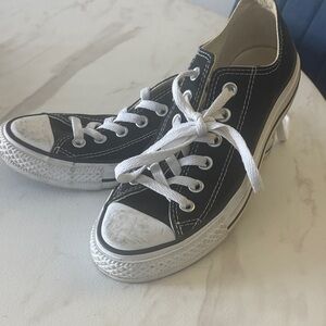 Converse Black and White All Star Sneakers